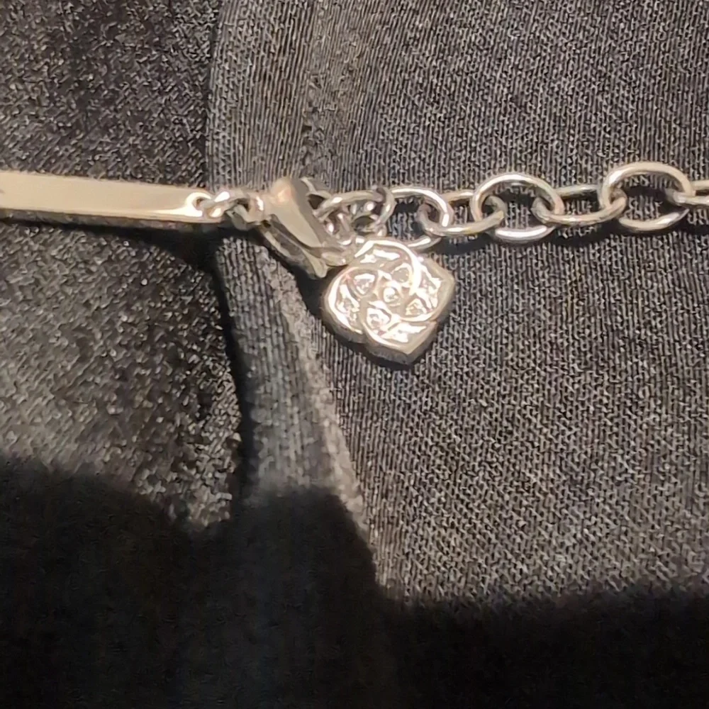 Kendra Scott Double Layer Butterfly Necklace, Silver - Picture 4 of 5